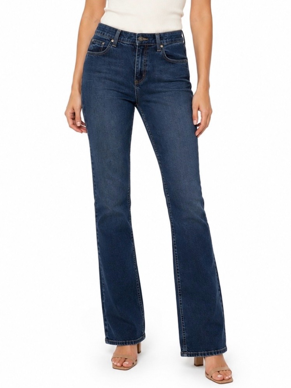 Hurley Flanks Dark Wash Bootcut Jeans Women’s Size 9 Stretch Denim